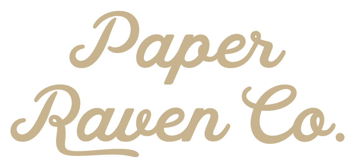 Paper Raven Co. logo