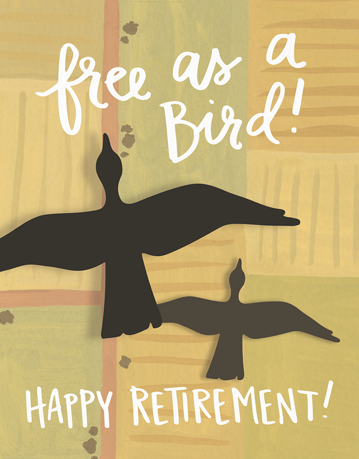 Image result for happy retirement with birds images