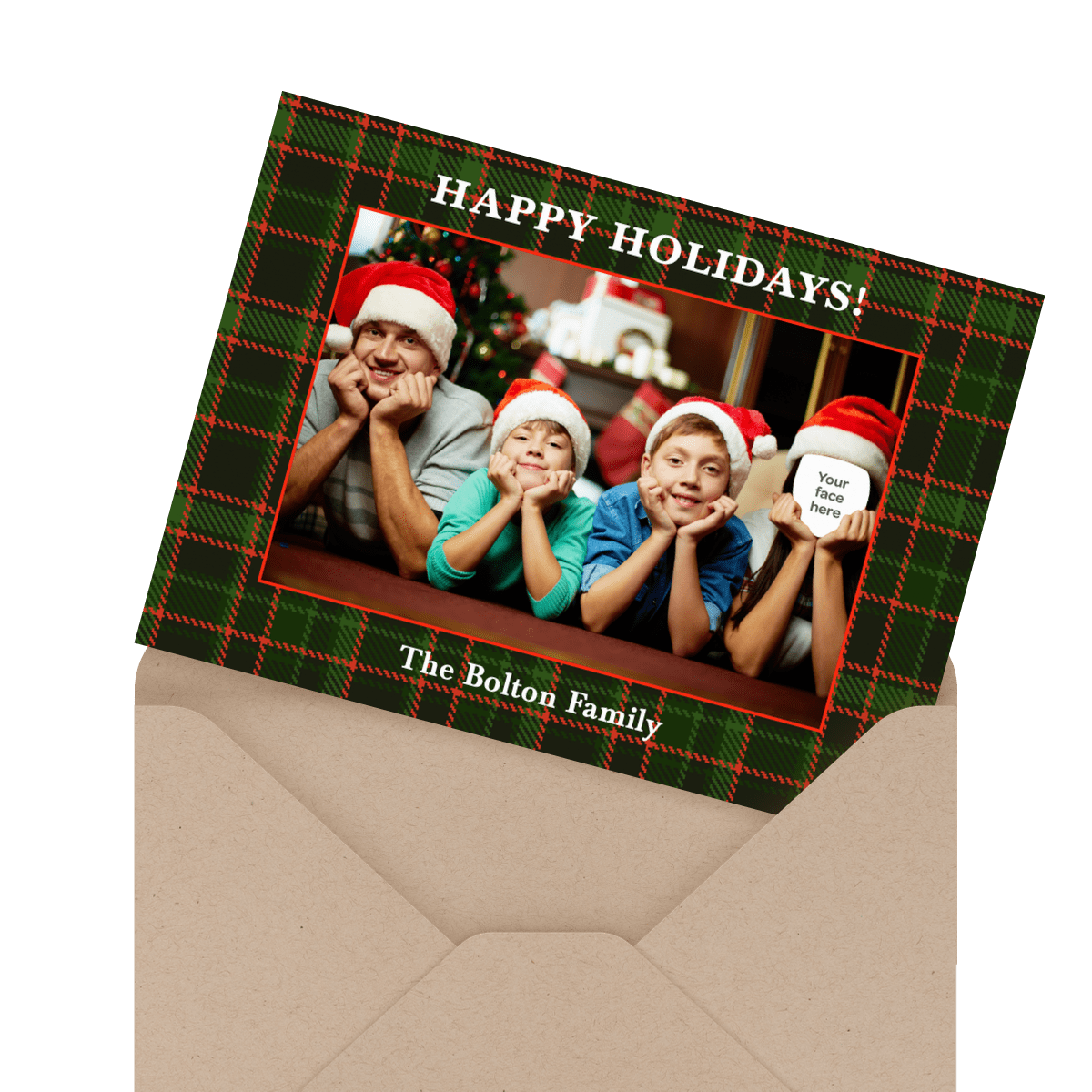 funny holiday card for singles
