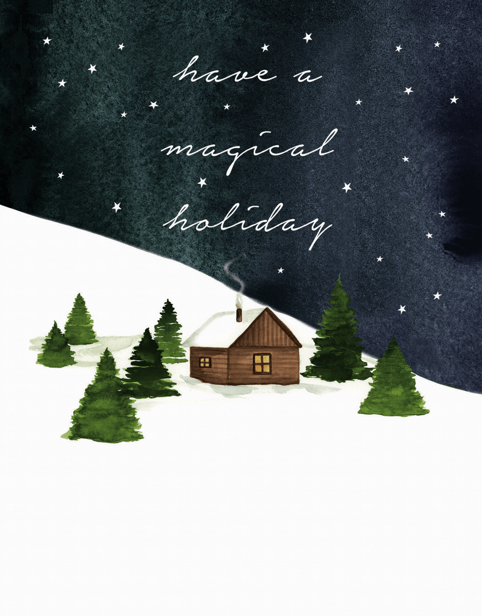Snowy Cabin Holiday