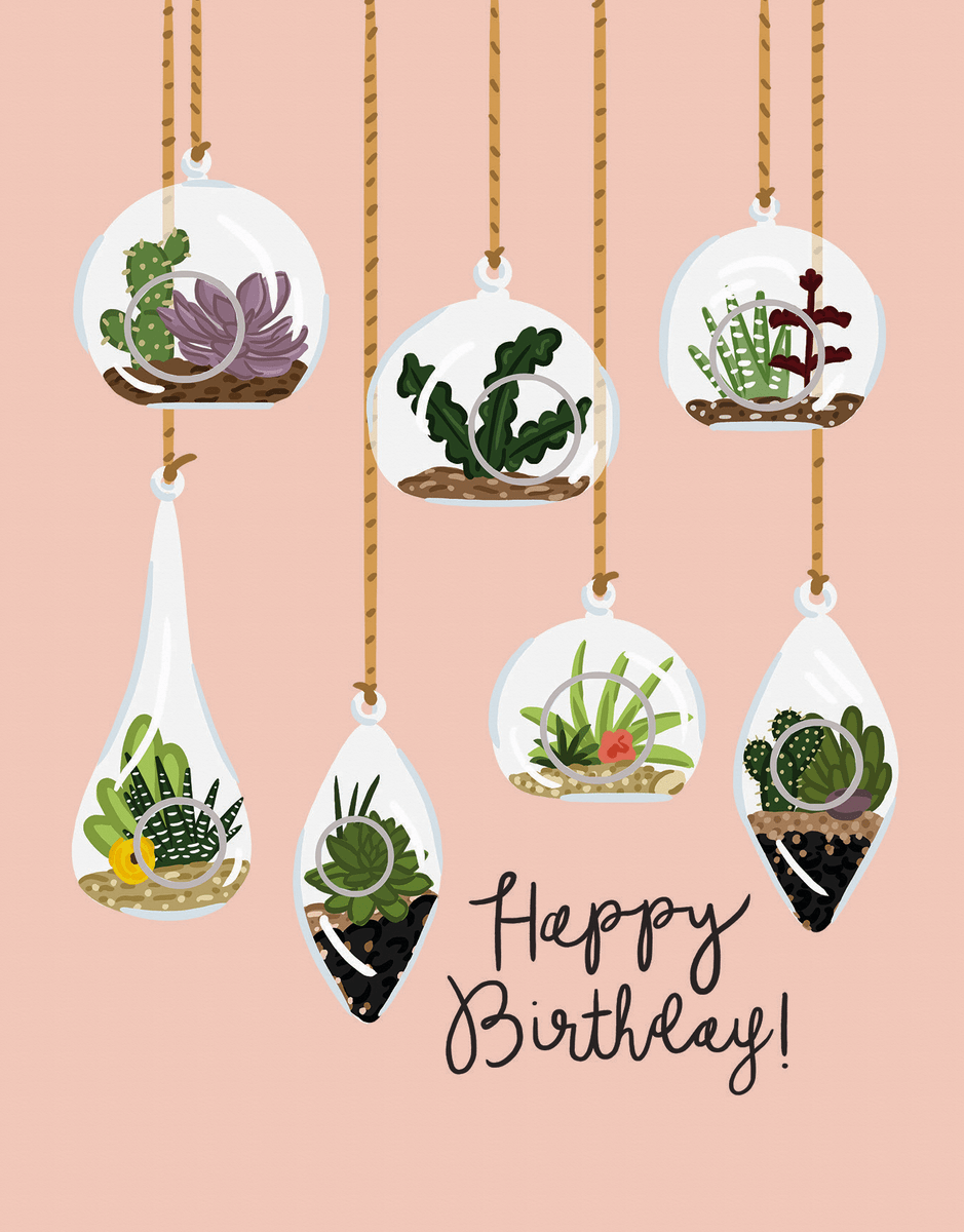 Hanging Plants Birthday