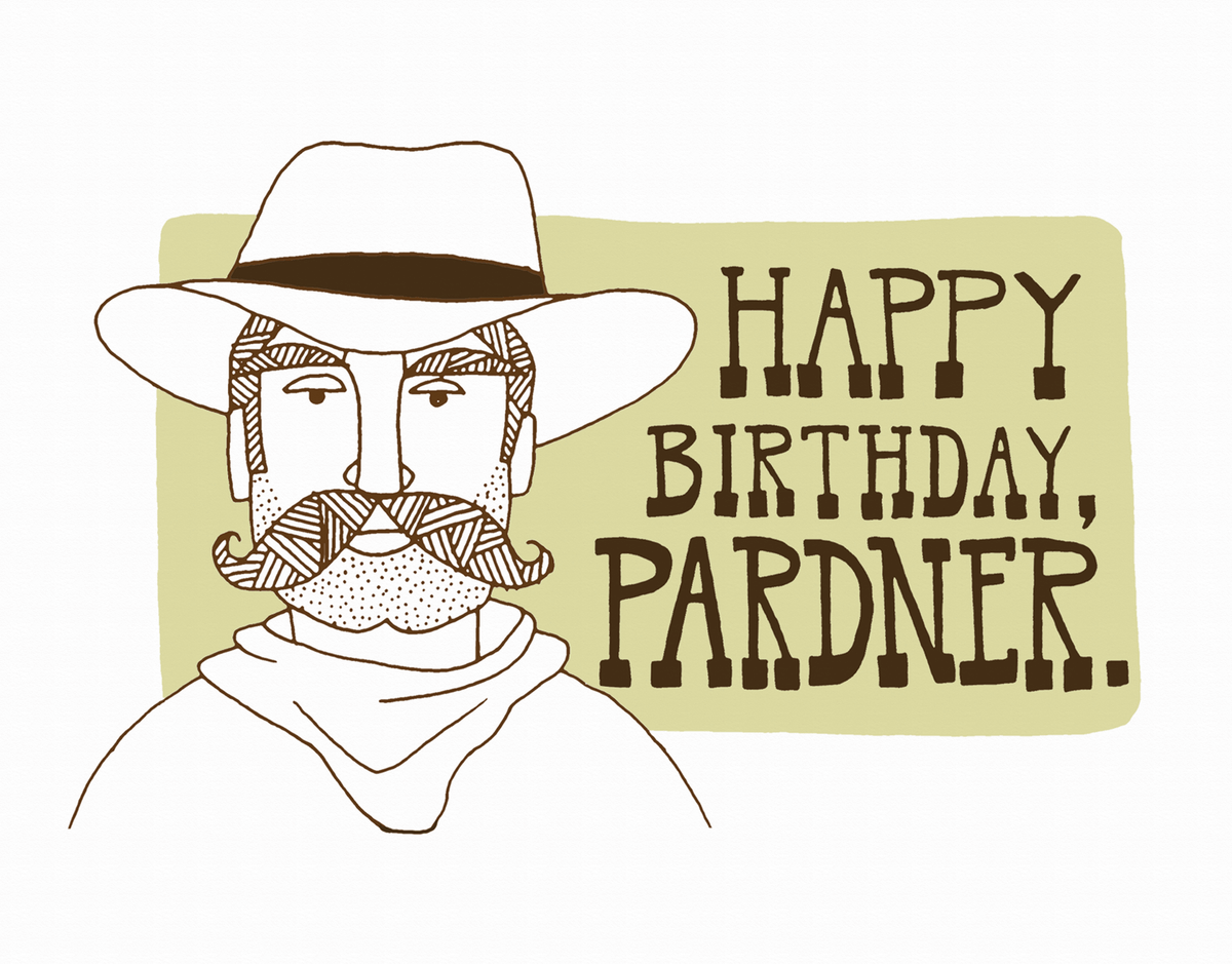 Charming Cowboy Birthday Card