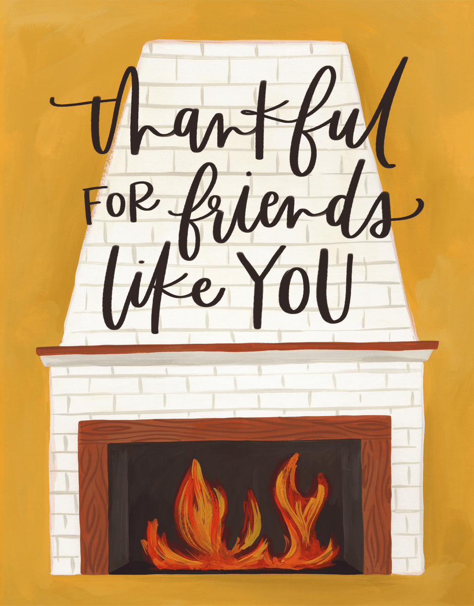 Thankful Fireplace