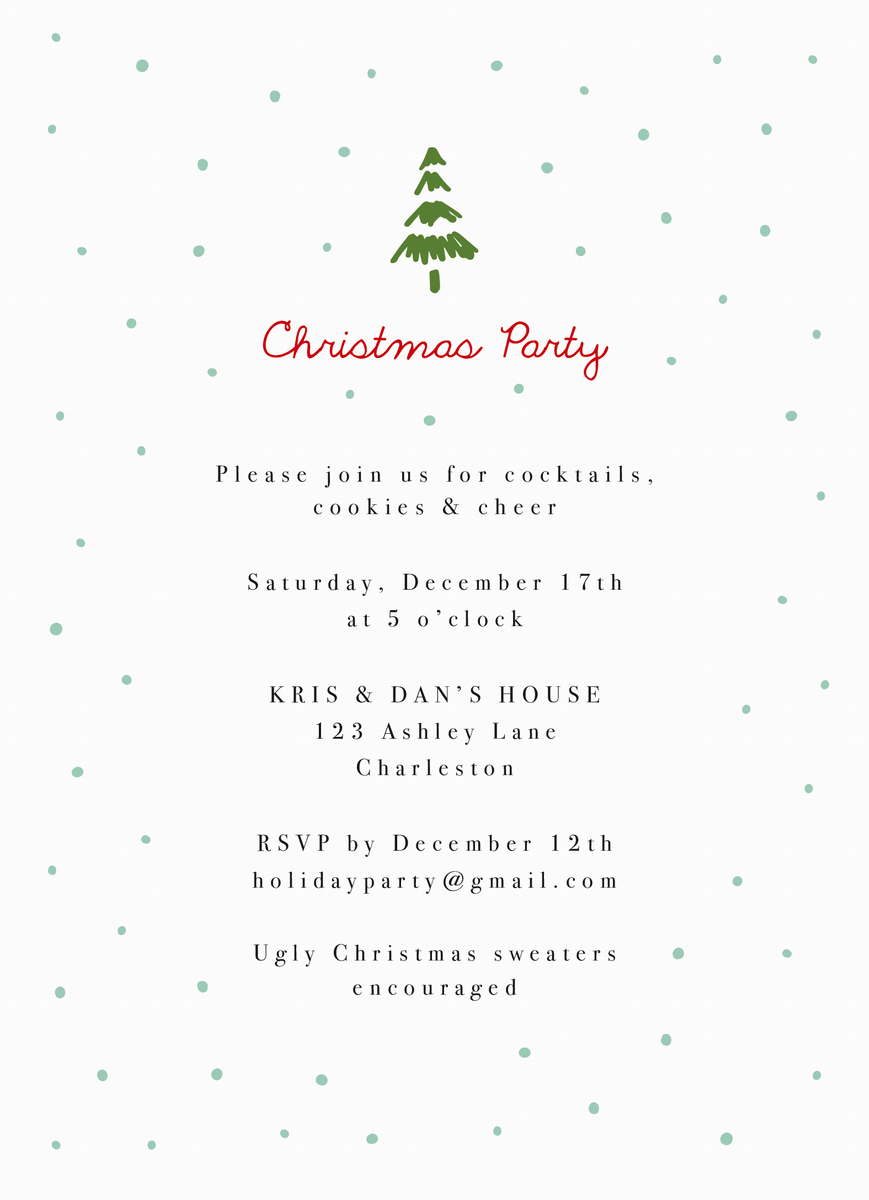Snowfall Winter Party