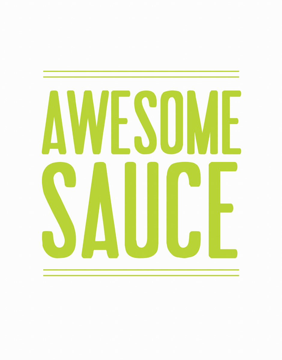 Bold Awesome Sauce Congrats Card