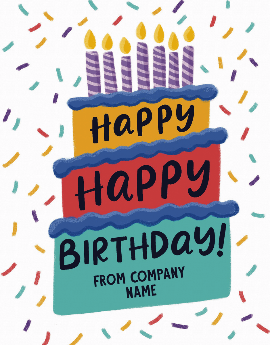 Company Happy Happy Birthday