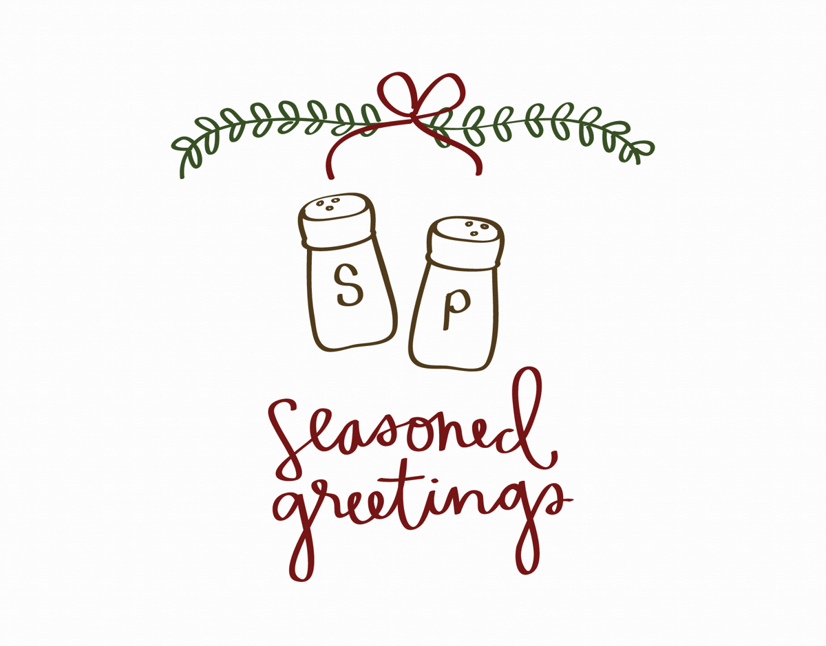 Seasoned Greetings Holiday Card