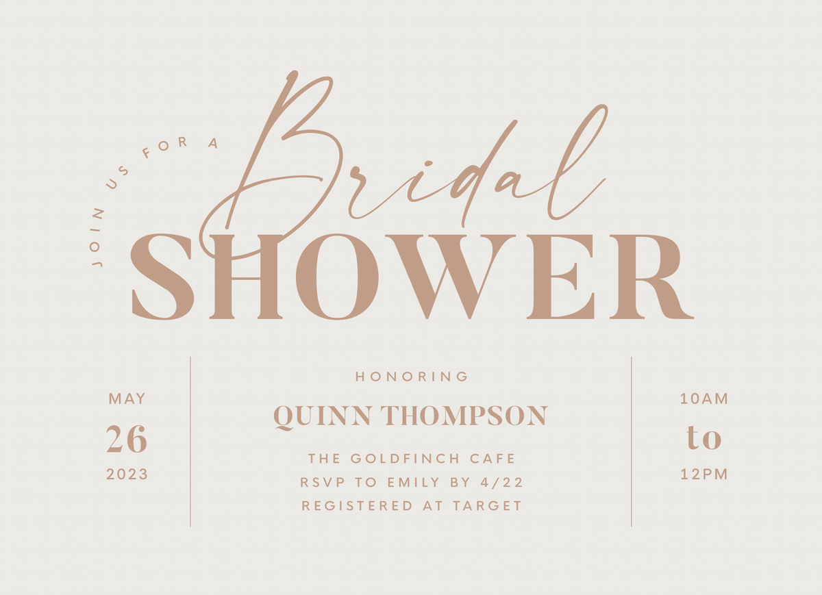 Mod Bridal Shower
