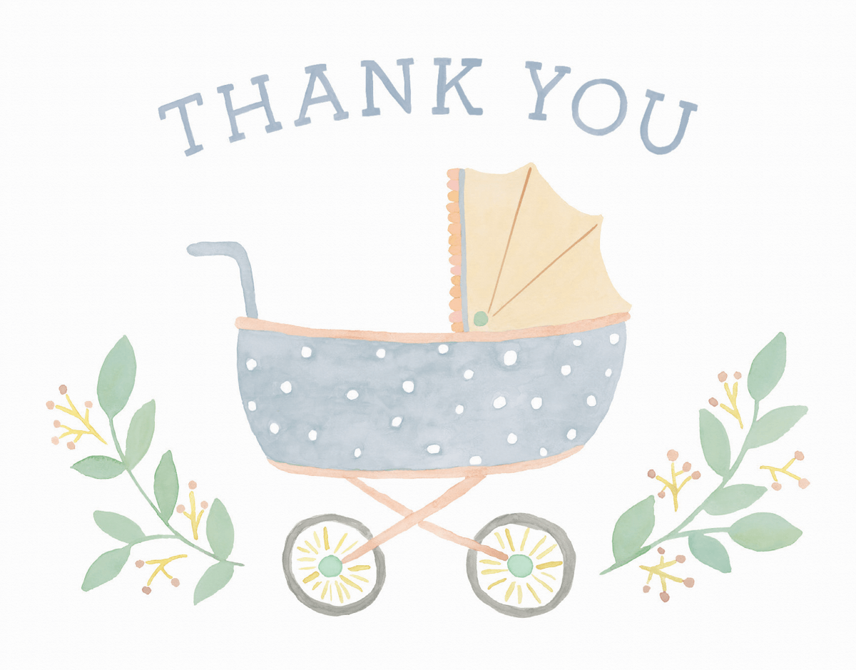 Thank You Baby Carriage