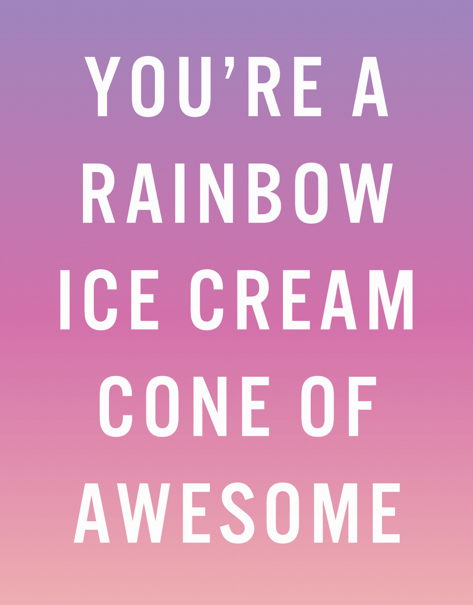 Rainbow Ice Cream