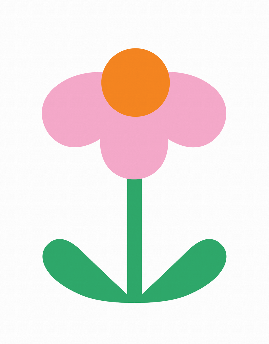 Flower Bud Blank Card