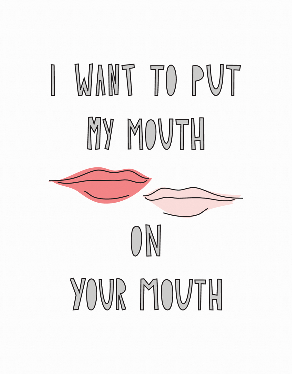 My Mouth On Your Mouth by Near Modern Disaster | Postable
