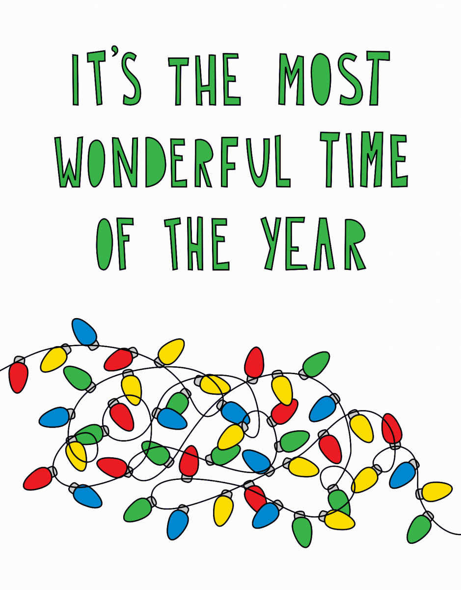 Wonderful Time of Year Holiday Card