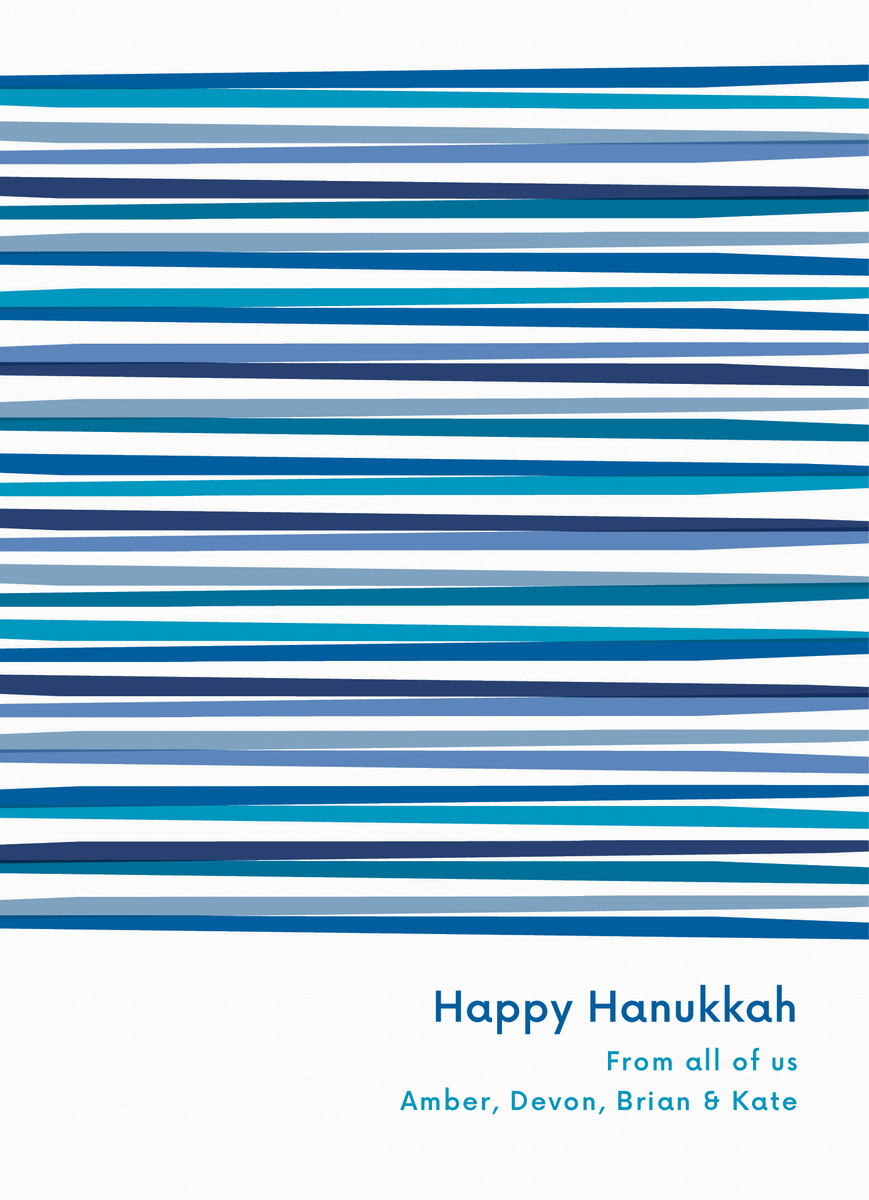 Simple Hanukkah Lines