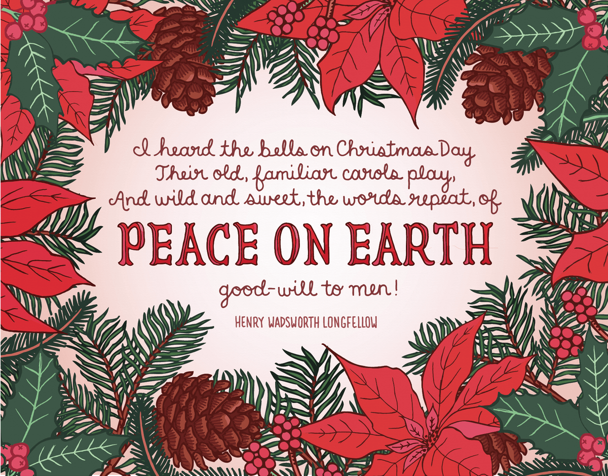 Peace On Earth Longfellow Quote