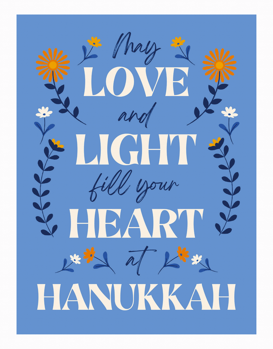 Love Light Heart Hanukkah