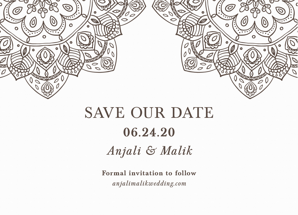Henna Save The Date