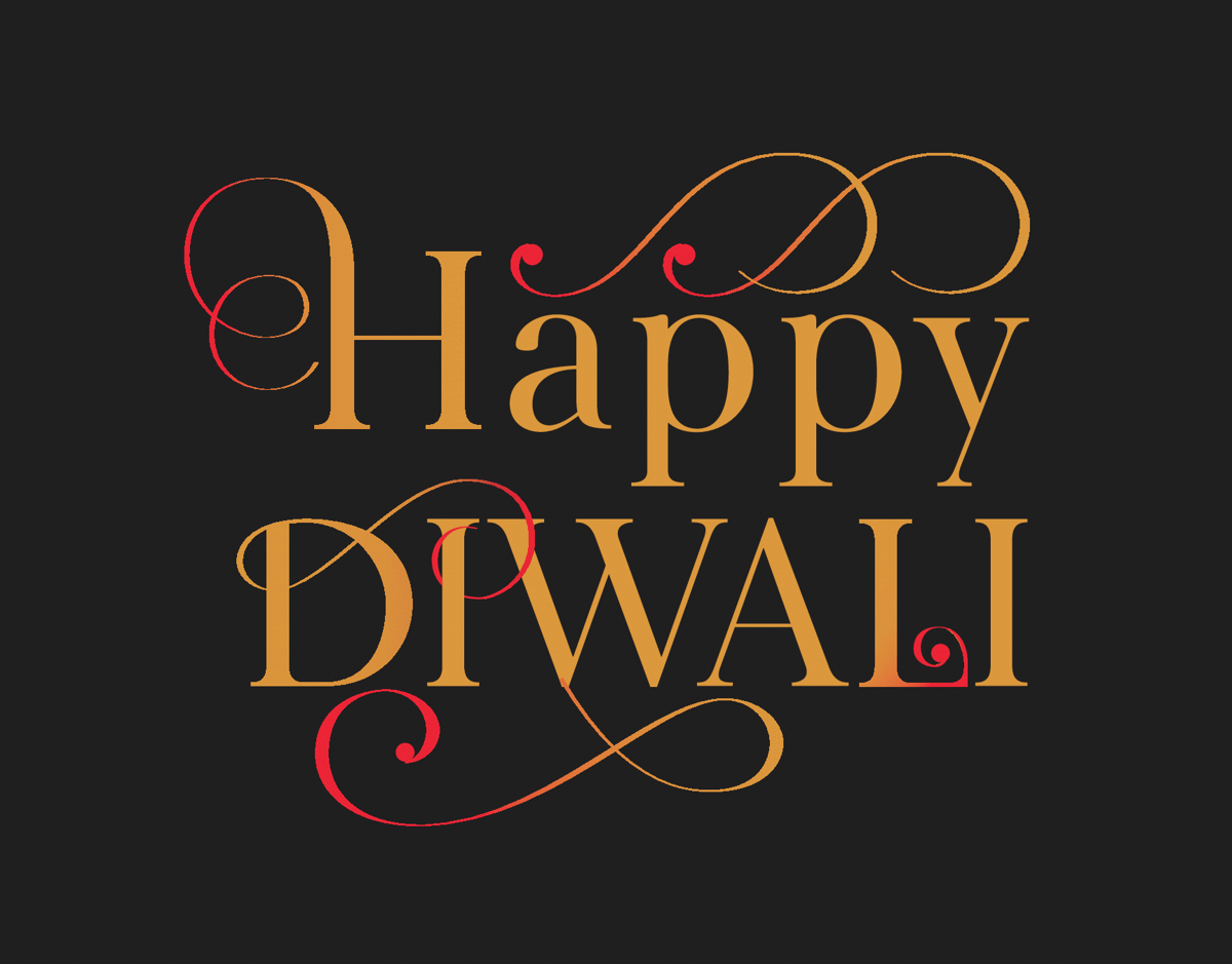 Diwali Ornamental Letters
