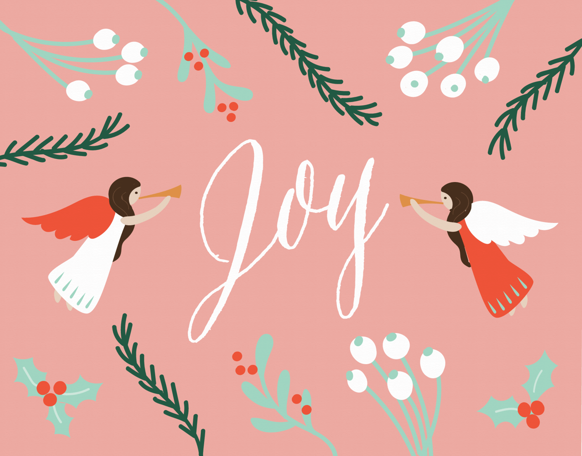 Joy Angels Holiday Card