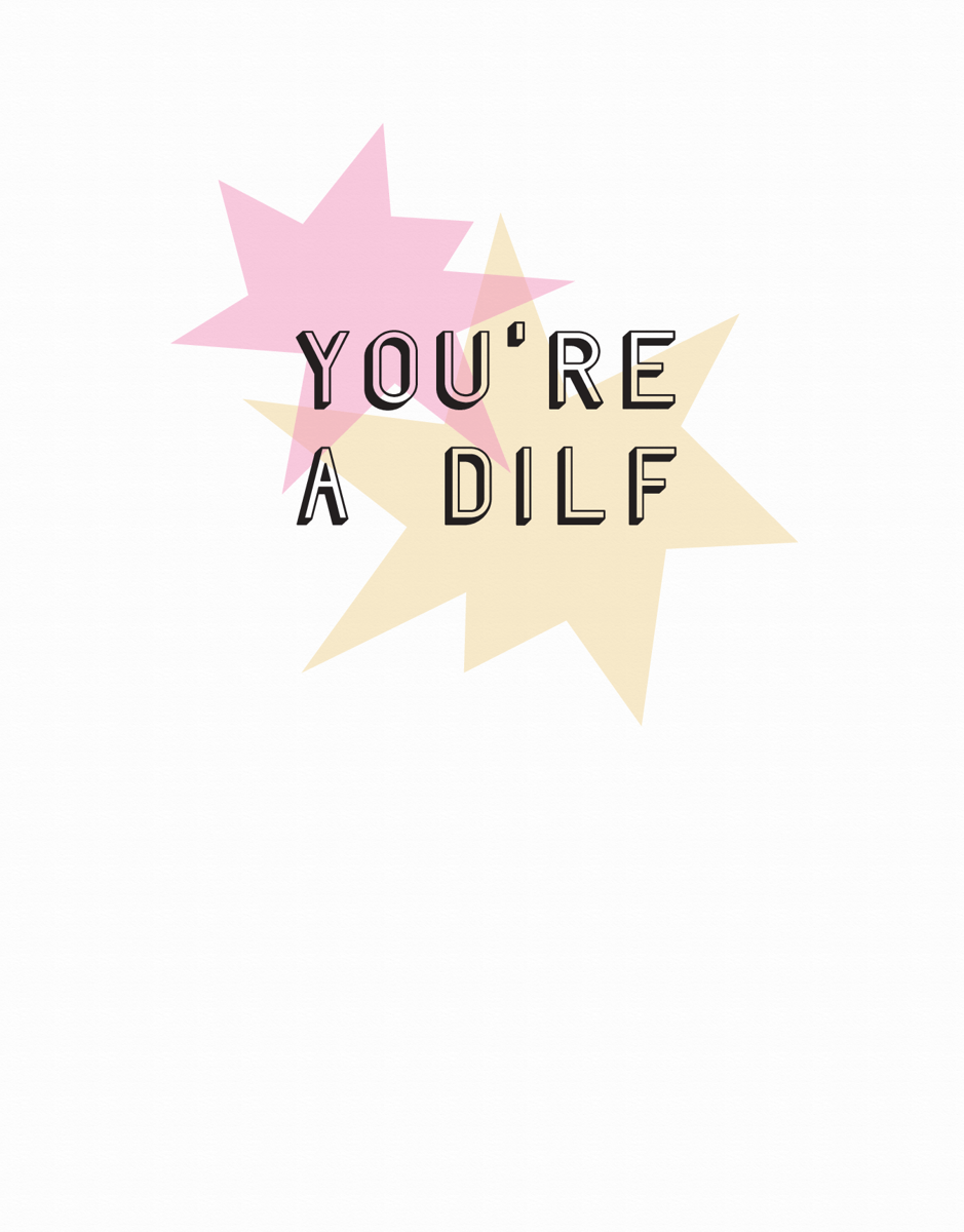 DILF Funny Father's Day Card