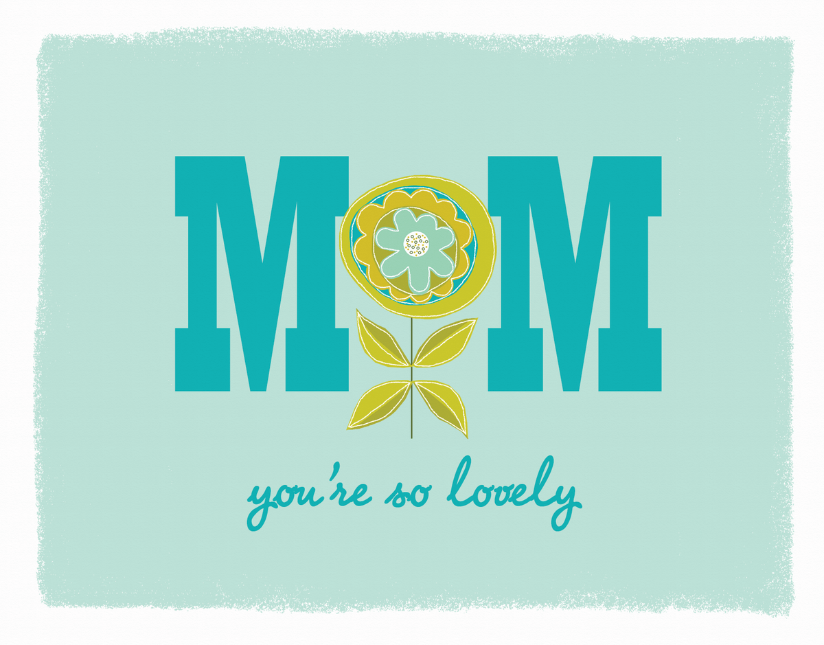 Dutch Flower Mother's Day Card