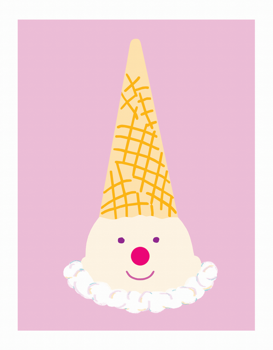 Clown Cone Everyday Stationery