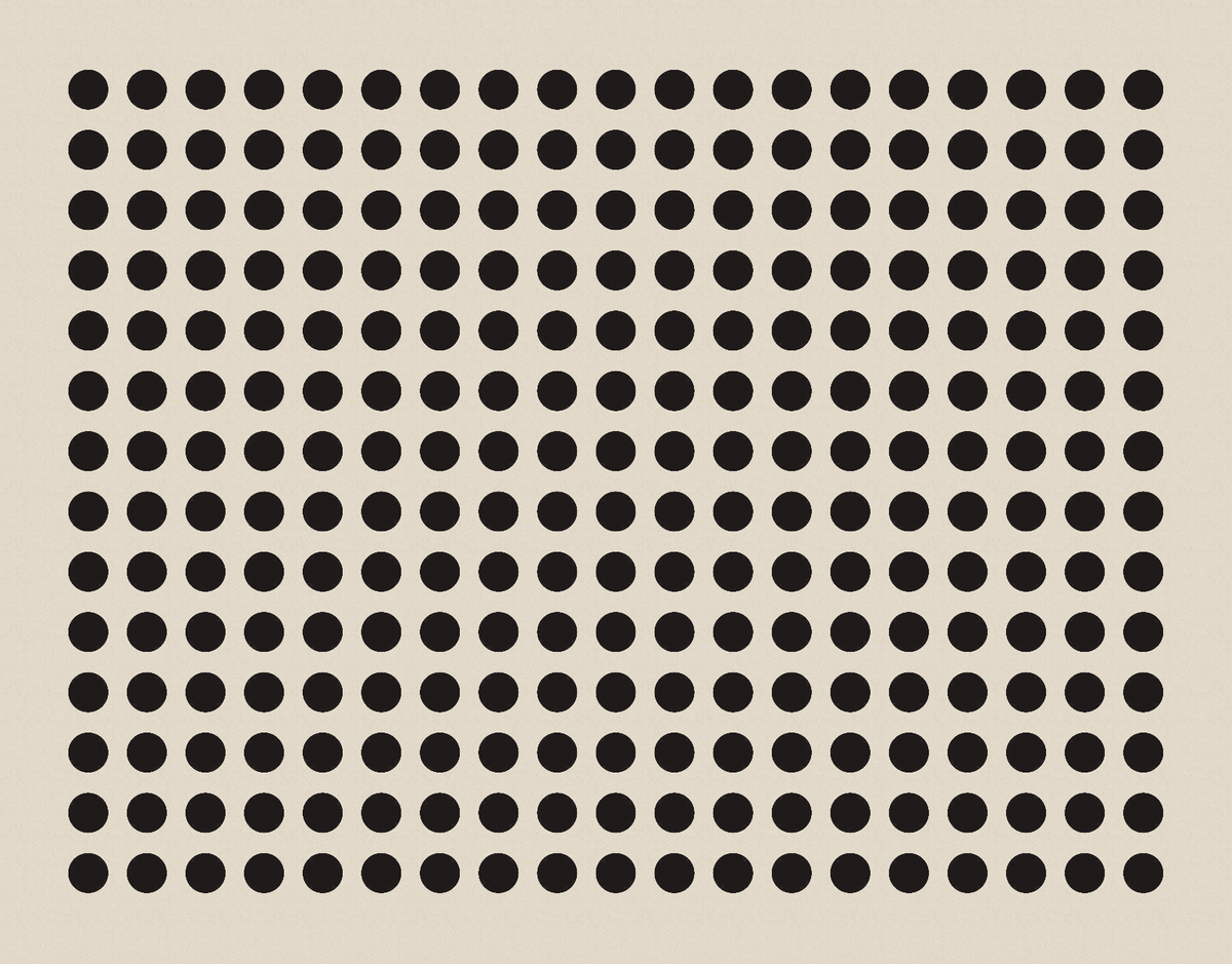 Black Dot Geometric Stationery