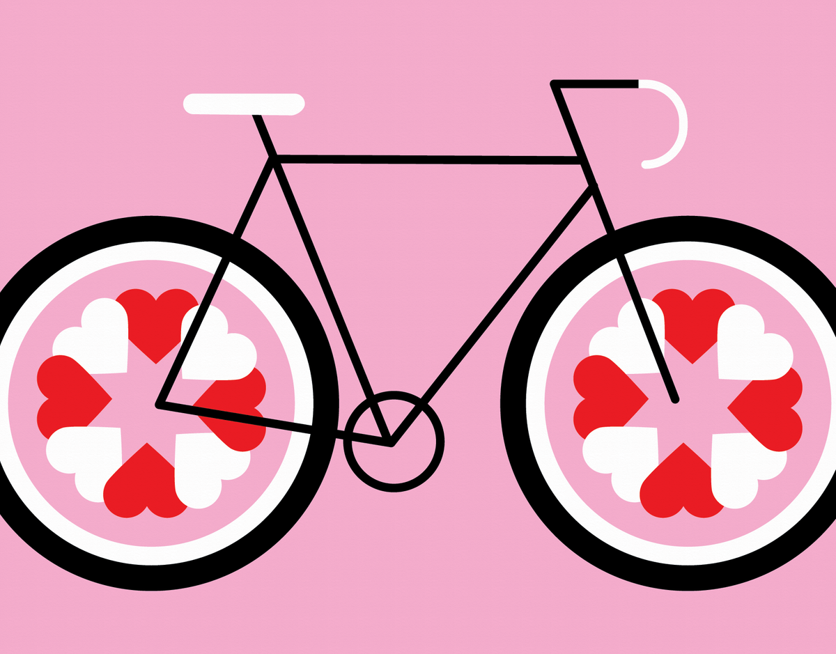 Love Cycle Valentine Card