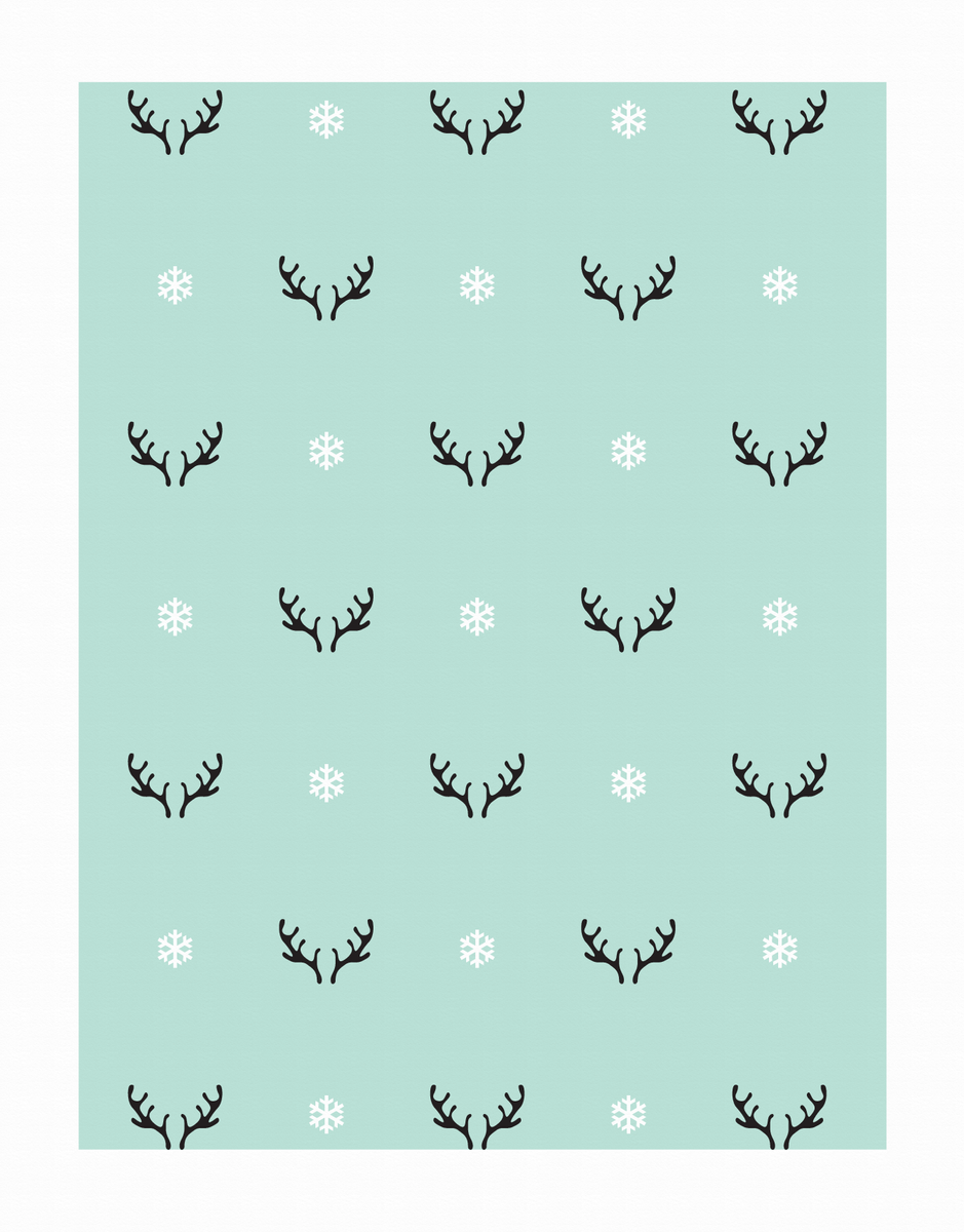 Antlers & Snowflakes 