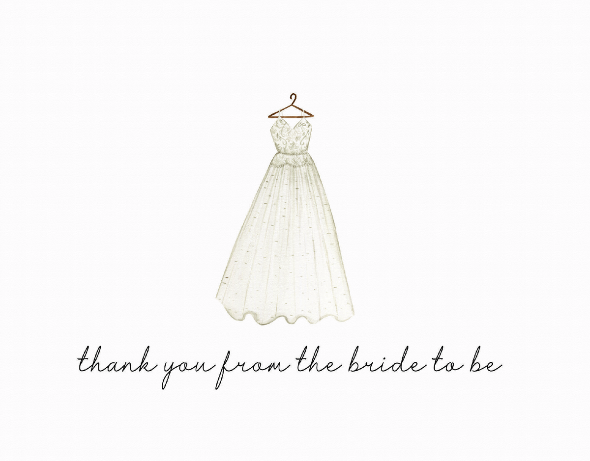 Bride To Be Thank You