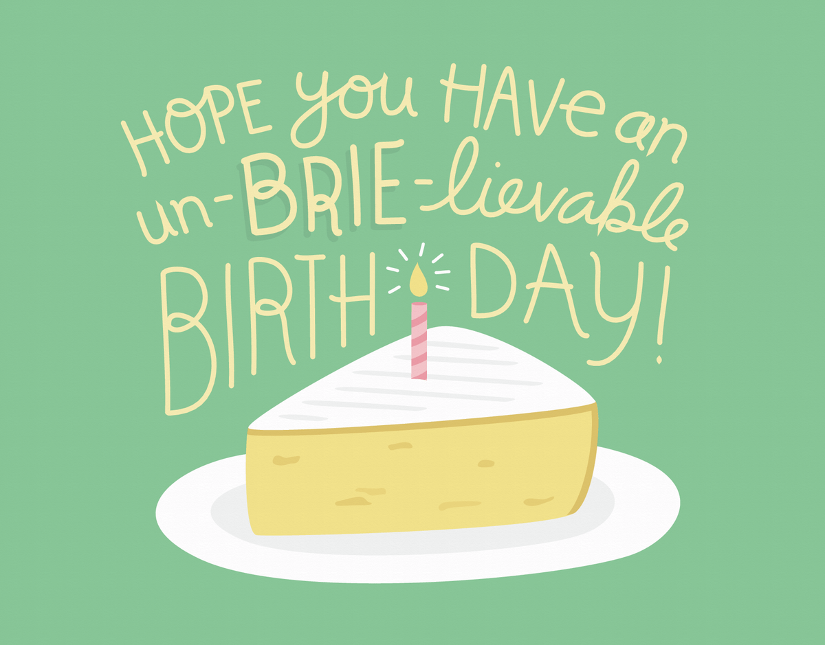 Brie Birthday