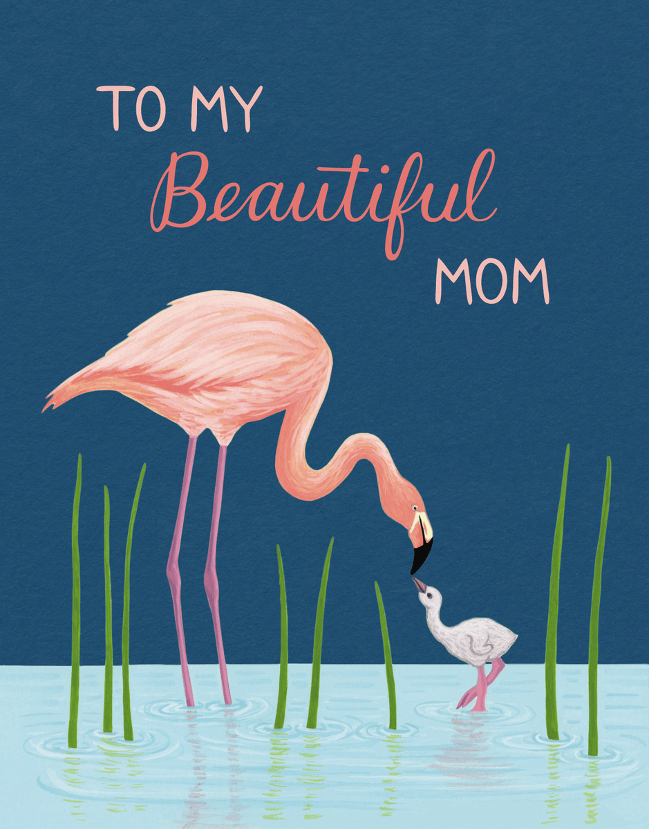 Flamingo Mom