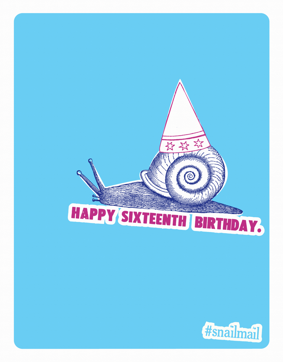 Happy Sixteenth Birthday Card