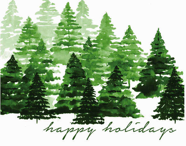 Happy Holidays Trees