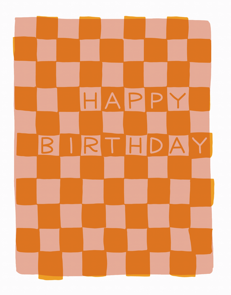 Checker Birthday