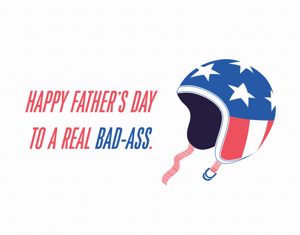 Badass Father's Day Card