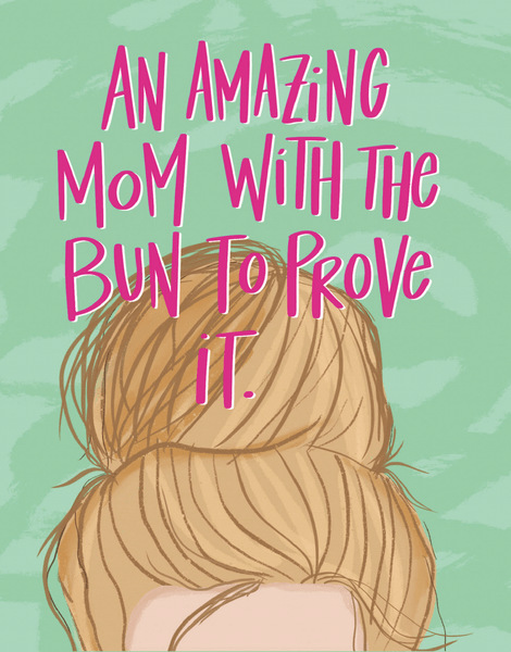 Mom Bun Blonde