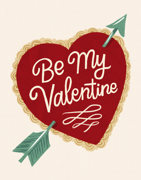 Be My Valentine Heart