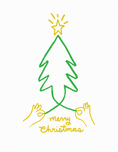 Christmas Tree Hands