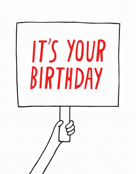 It's Your Birthday Sign