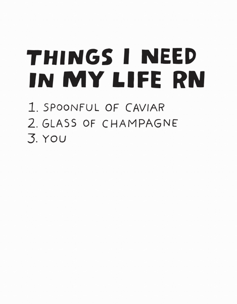 Things I Need