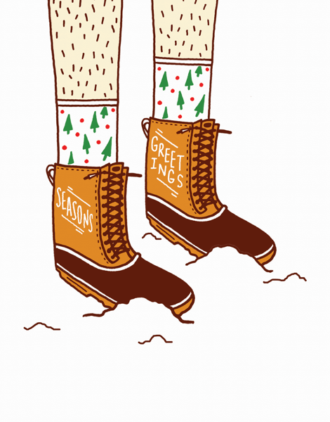 Season's Greetings Boots