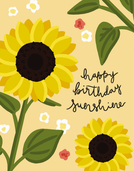 Sunflowers Birthday