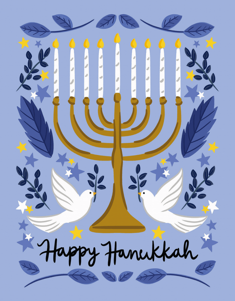 Doves Hanukkah