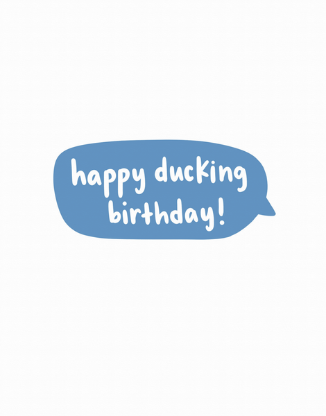 Ducking Birthday