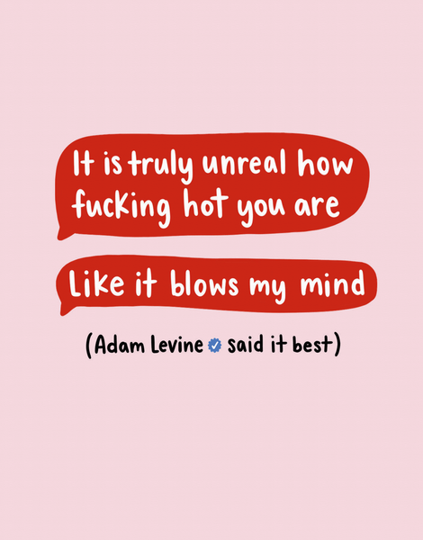 Adam Levine Text Valentine 