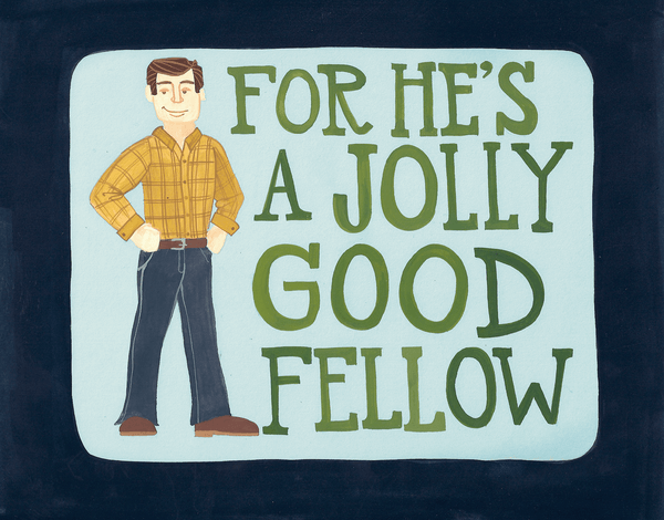 Jolly Good Fellow Card