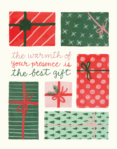 Painted Presents Holiday Card