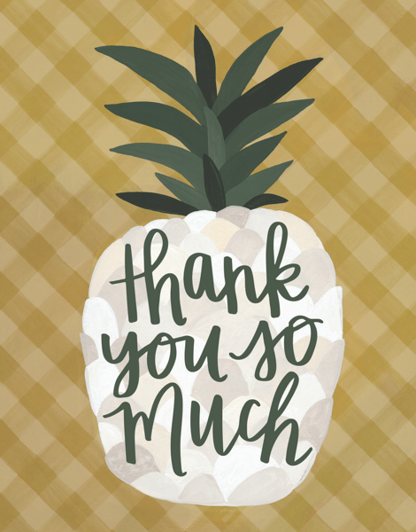 Pineapple Thank You