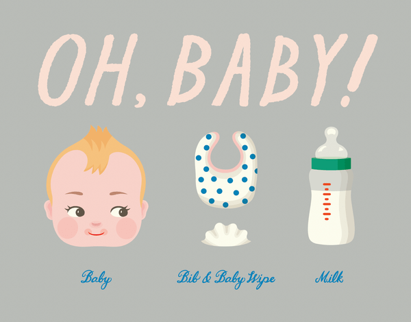 Funny Oh Baby Congratulations Card